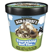 Ben & Jerry's Everything Chocolate Vanilla Ice Cream Cage-Free Eggs Kosher Milk Gluten-Free, 1 Pint
