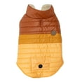 thumbnail image 2 of Vibrant Life Winter Puffer Coat for Cats & Dogs, Brown and Orange, Small, 2 of 8