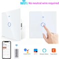 thumbnail image 2 of 1/2/3 Gang WiFi Smart Wall Touch Light Glass Panel For Alexa/Google APP, 2 of 4