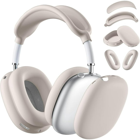 XIHAMA for AirPod Max Case Cover, Anti-Scratch Ear Pad Case Cover/Ear Cups Cover/Headband Cover for AirPods Max Headphones, Soft Silicone Skin Protector for Apple AirPods Max Accessories