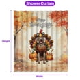 thumbnail image 5 of Happy Thanksgiving Weimaraner Turkey Costume Pumpkins Autumn Leaves Shower Curtain Weim Gray Ghost Dog Lover Waterproof Bathroom Bathtub Curtain - 130144, 5 of 5