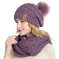 thumbnail image 1 of Winter Women Thick Cable Knit Ribbed Infinity Circle Loop Scarf, 1 of 7