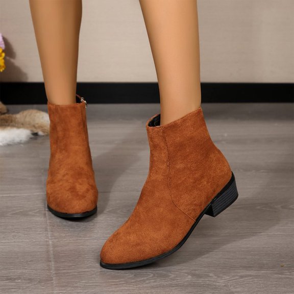 Dress Boot Men Designer Leather Chelsea Boots Casual Heel Shoes Zipper-up
