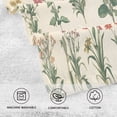 thumbnail image 5 of Yayeee 2 Pack Hand Towels for Bathroom 100% Cotton 16" x 28" Soft Absorbent Kitchen Towel, Red Floral, 5 of 7