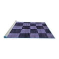 thumbnail image 2 of Ahgly Company Machine Washable Indoor Round Oriental Blue Modern Area Rugs, 3' Round, 2 of 4