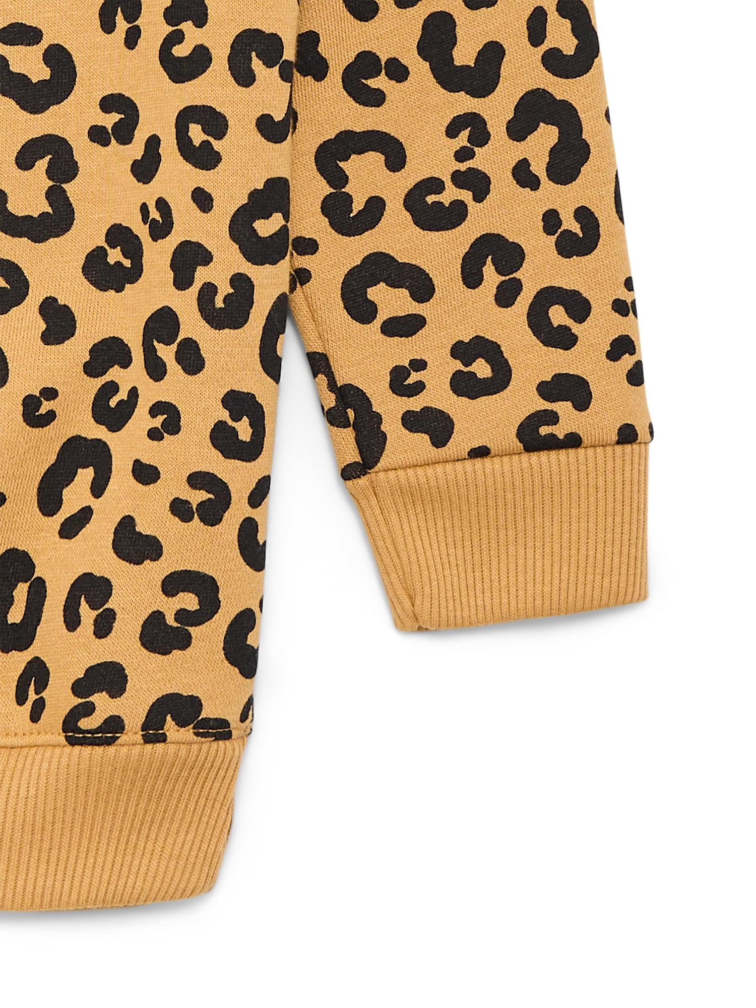 Garanimals Toddler Girl Printed Fleece Sweatshirt with Long Sleeves, Sizes 2T-5T