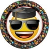 Emoji Graduation Paper Plates, 9 in, 8ct