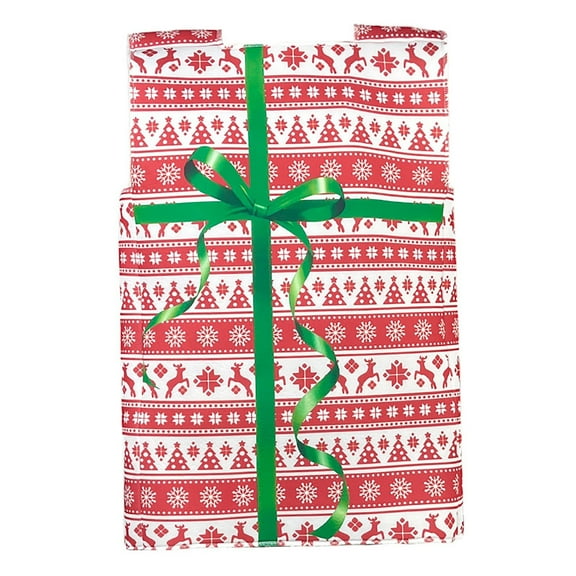 FYEGRE Elegant Christmas Party Gown for Festive Holiday Events and Themed Celebrations Red M