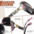 thumbnail image 4 of Sunier Retro Oversized Butterfly Polarized Sunglasses for Women Elegant Ladies Shades-2 Pairs, 4 of 7