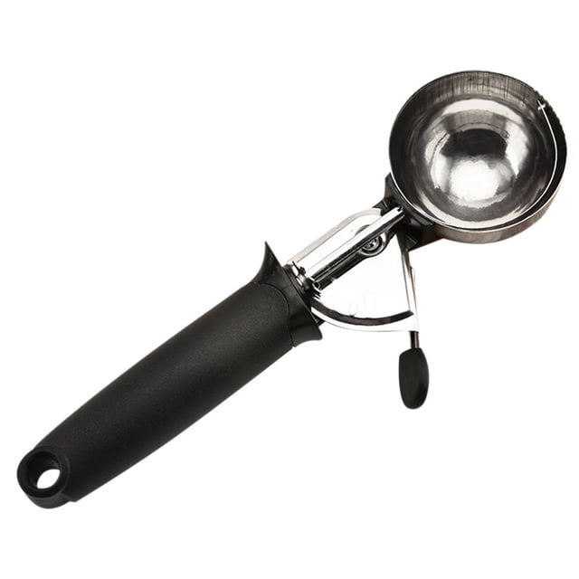 EIMELI Ice Cream Scoop - Heavy Duty Ice Cream With Comfortable Non-Slip Handle Easy Release Metal Ice Cream Scoop Kitchen Tool For Cookie Dough Gelat