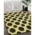 thumbnail image 3 of Ahgly Company Machine Washable Indoor Rectangle Transitional Black Brown Area Rugs, 6' x 9', 3 of 7