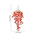 thumbnail image 3 of Roiihwy Artificial Hanging Fall Flowers Decorations, Thanksgiving Realistic Fake Flowers for Outdoors Faux Hanging Plants Silk Flower for Outside Home Indoor Planter Porch Patio, 3 of 9