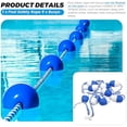thumbnail image 3 of 20Ft Adjustable Pool Safety Rope bywith Floats for Indoor and Outdoor Swimming Pools Separating Depth-Floating Buoy Line with 9 Floats and 2 Hooks$$Garden &, 3 of 7