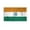 India 3x5 ft Nylon Flag, variant on AGAS India Stick Flag 4x6 inch mounted onto 11 inch Plastic Pole - Printed Single Sided on Polyester - Stitched Edges - Mini Indian Flag Ind Flag Indian Tricolour Tiranga.