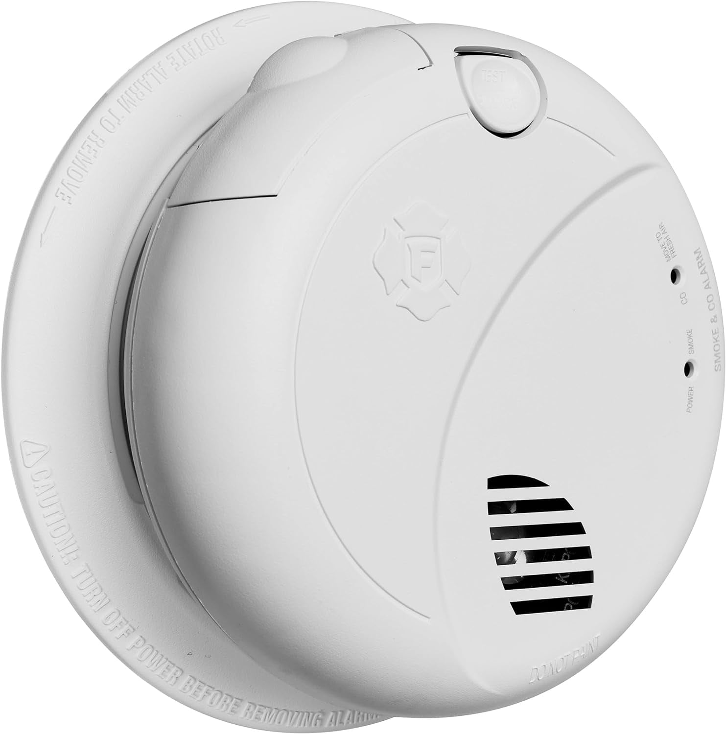 BRK 6 PK With Voice Hard-Wired w/Battery Back-Up Photoelectric Smoke and Carbon Monoxide Detector