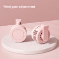 thumbnail image 1 of Mini ventilador sin hojas con clip, ventilador de cintura para el cuello, refrigeración por aire, ventilador USB de 3 velocidades (rosa), 1 of 5