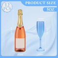 thumbnail image 5 of ZHURUININ Reusable Pure Plastic Champagne Flutes ，7oz，12pack, 5 of 6