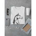 thumbnail image 3 of Ink Style Horse Head Drawing T-Shirt Men -Image by Shutterstock, Male Medium, 3 of 4