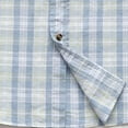 thumbnail image 5 of Dubinik Mens Short Sleeve Button Down Shirts 100% Cotton Plaid Men's Casual Button-Down Shirts with Pocket, 5 of 6