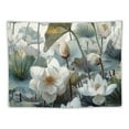 thumbnail image 5 of Shiartex  Lotus Flower Tapestry, Abstract Watercolor Floral Tapestry, Living Room Bedroom Wall Hanging for Home Decoration 60x50inch, 5 of 6