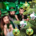 thumbnail image 4 of St. Patrick's Day Decorations Hanging Ornaments 12-Piece Shatterproof Plastic Set with Hanging Rope for Christmas Tree Decoration Set, 4 of 8