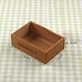 thumbnail image 1 of Wooden Succulent Plants Bonsai Boxes rectangle storage boxes Desks Storage Box Home Office Supplies, 1 of 1