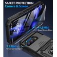 thumbnail image 4 of KOMI for Google Pixel 9a Case with Slide Camera Cover HD Screen Protector [Military Grade 16ft. Drop Tested] Magnetic Ring Holder Kickstand Protective Phone Case for Google Pixel 9A 2025 (6.3 inch), 4 of 5