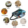 thumbnail image 6 of Honeii Tropical Paradise Window View Print Women Top Handle Satchel Handbags,Fashion Handbag,Messenger Tote Bag Purse for Women,Shoulder Bag Handbag for Travel, Work, 6 of 6