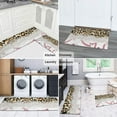 thumbnail image 5 of Leopard Print and Baseballs Pattern Kitchen Rugs Sets Of 2,Anti Fatigue Kitchen Mat Rugs Non Slip Washable,Decorative Kitchen Floor Mats for Kitchen,Sink,Laundry,17"x30"+17"x47", 5 of 7