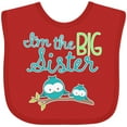 thumbnail image 3 of Inktastic I'm the Big Sister Girls Baby Bib, 3 of 4