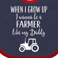 thumbnail image 4 of Inktastic Farmer Like Daddy Childs Boys or Girls Baby Bib, 4 of 4