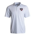 thumbnail image 2 of Men's Cutter & Buck White FC Dallas Pike Eco Pebble Print Stretch Recycled Polo, 2 of 3