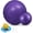 Purple, variant on 2 count Yoga Ball, 25Inch Thicked Anti-Burst Exercise Balls for Workout Stretching Stability, Non-Slip Ball Equipment for Women Pilates Physical Labor Birthing Fitness