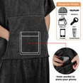 thumbnail image 3 of Flyingstar Unisex Surf Poncho Changing Towel Robe for Adult Surfer Swimmer Outdoor Beach, 3 of 7