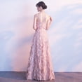 thumbnail image 2 of Vestido de noche elegante con tirantes para estudiantes, graduación, rosa, banquete, dama de honor, 2 of 6