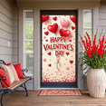 thumbnail image 3 of LUUFILx Valentine's Day Backdrop Heart Decorations Banner Photography Props Romantic Event Party Supplies Background Decors Photo Booth Props, 3 of 8