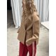 thumbnail image 4 of Traje con abertura lateral para mujer, chaqueta de manga larga con solapa y hebilla oculta, Blazer holgado informal, ropa de abrigo para primavera y otoño, 4 of 5