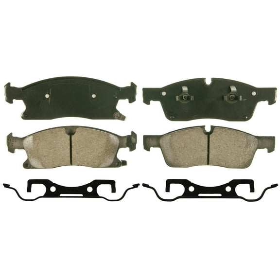 Wagner QuickStop ZD1455 Ceramic Disc Brake Pad Set Fits select: 2011-2018 JEEP GRAND CHEROKEE, 2020 JEEP GRAND CHEROKEE LIMITED