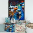 thumbnail image 2 of Designart 'Boats During Warm Sunset Resting On The Water X' Nautical & Coastal Framed Canvas Wall Art Print, 2 of 5