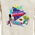 thumbnail image 3 of Hey Arnold! - Retro Arnold and Gerald - Toddler And Youth Crewneck Fleece Sweatshirt, 3 of 5