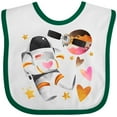 thumbnail image 3 of Inktastic Astronaut Valentine Outer Space Hearts Boys or Girls Baby Bib, 3 of 4