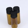 thumbnail image 2 of Shisuyan 12Pcs 5ml Transparent Clear Small Glass Bottles Screw Vials Brown Sample Bottle Containers, 2 of 8