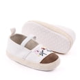 thumbnail image 2 of ASFGIMUJ Kids Shoes Girls Size 0 Months-3 Months Solid Flower First Walkers Soft Sole Girls Sneakers, 2 of 7