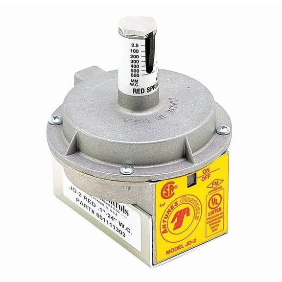 Antunes Pressure Switch,0.1" to 24" JD-2-RED