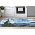 thumbnail image 2 of Gift For Him Rug, The Starry Night Rugs, Bath Rug, Famous Rug, Home Decor Rug, Area Rug, Famous Rug Kitchen Rugs, Entry Rug, Living Room Rug, 2.6'x9.2' - 80x280 cm, 2 of 8
