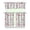color-435, variant on Kitchen Curtains 36 Inch Short - 3 Panel Set, Flamingo Tropical Bird Print, Rod Pocket Window Curtain, 100% Polyester for Hawaiian Summer Beach Decor, Easy Wash