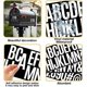 thumbnail image 4 of 10 Sheets 500 Pcs Vinyl Letter Stickers, 2 inch Self-Adhesive Alphabet Numbers Stickers Waterproof Mailbox Numbers Sticker letters for Mailbox,Window, 4 of 4