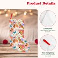 thumbnail image 4 of Lsque 18 Inches Flowers And Birds Watercolor Pattern Christmas Stockings Hanging Ornaments,Knitted Xmas Fireplace Hanging Stocking,Holiday Decoration, 4 of 8