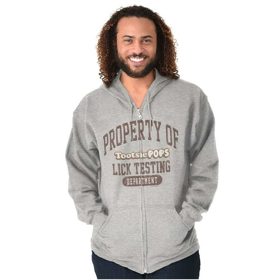 Tootsie Pops Candy Testing Department Zip Up Hoodie Men's Women's Brisco Brands S