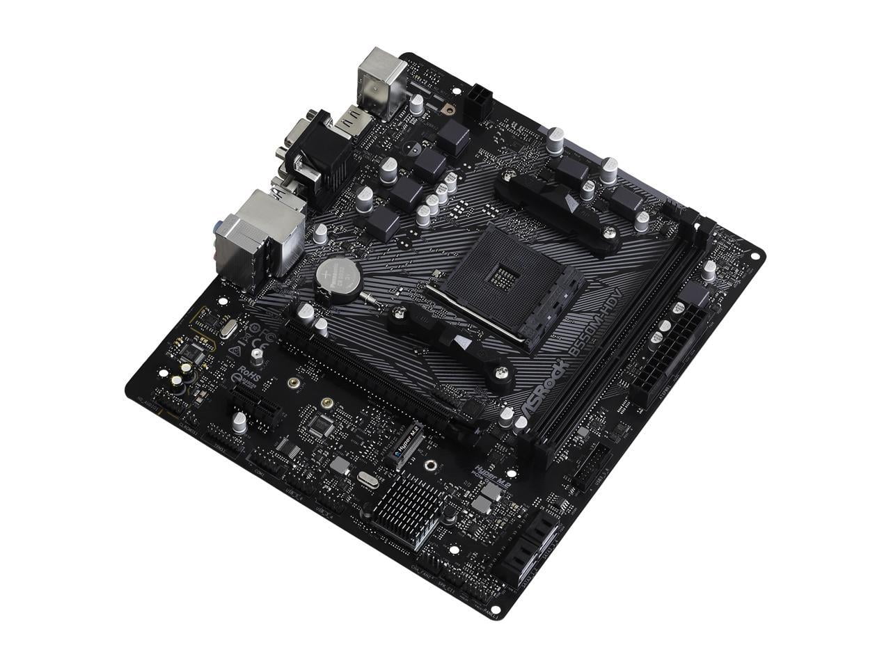 PCパーツ ASRock B550M-HDV B550 AM4 MicroATX ASRock B550M-HDV AM4 Micro ATX AMD Motherboard - Newegg.com
